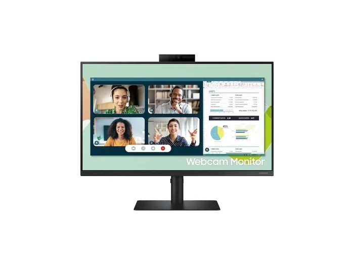 Samsung S24A400VEN – 24″ Flat Monitor with Built-in Webcam and IPS Panel