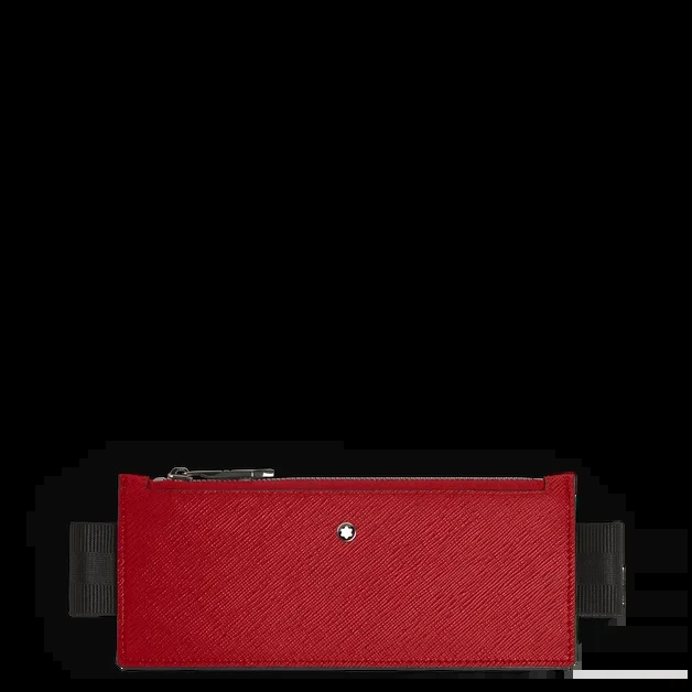 Sartorial 2 pen pouch zip with elastic band