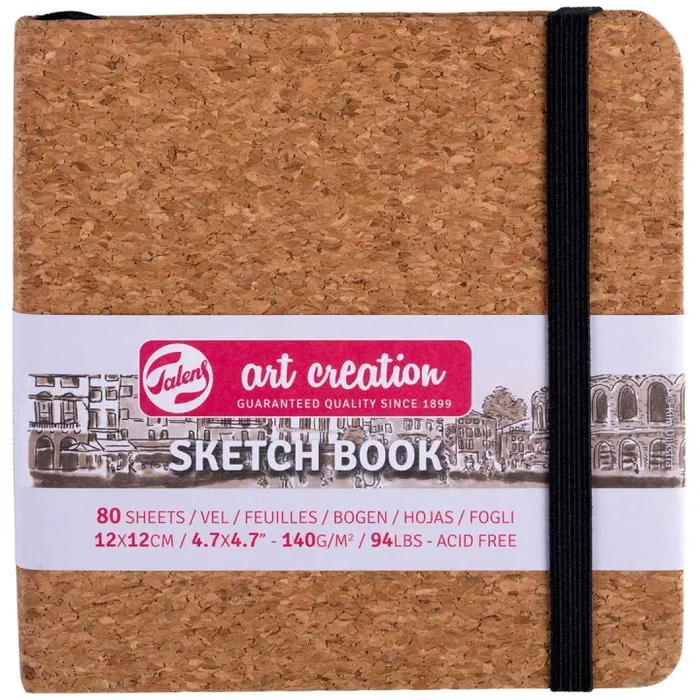 Sketchbook Cork 12×12 cm