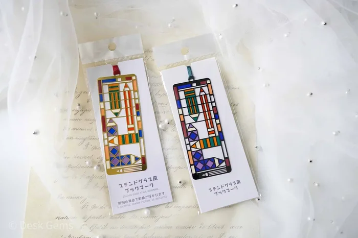 Stained Glass Style Bookmark – Pencils