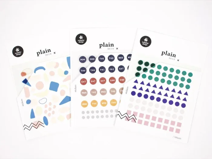 Suatelier Plain Deco pour agendas et cahiers