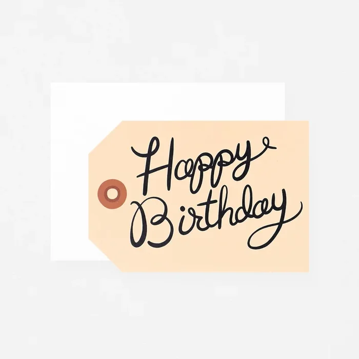 Tag Birthday Card