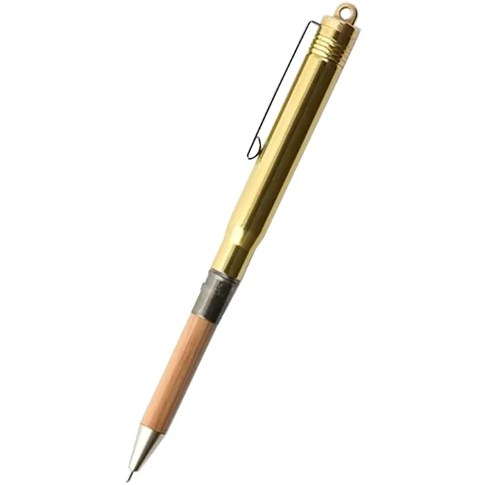 Traveler’s Brass Ballpoint Pen – Solid