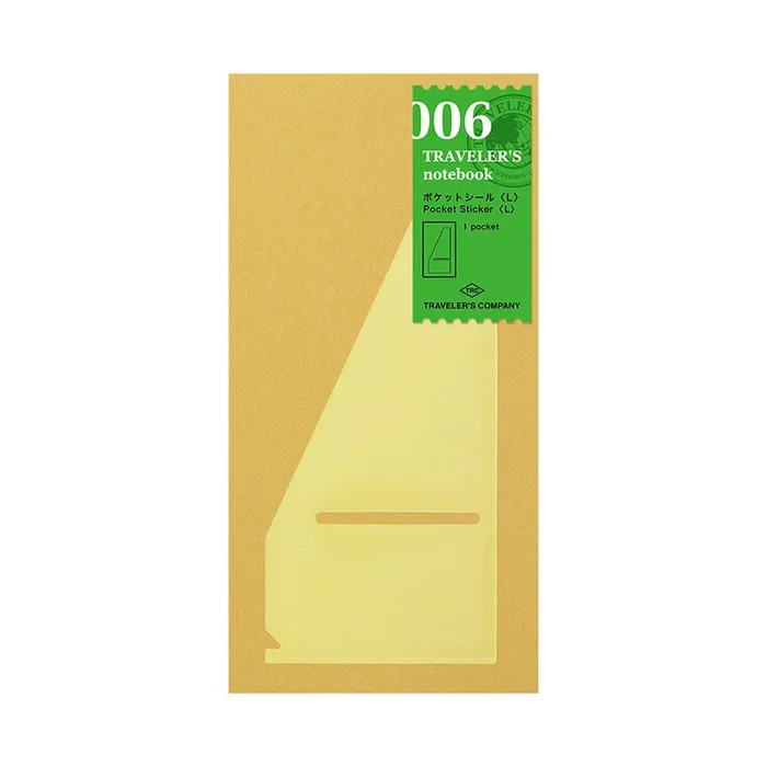 TRAVELER’S COMPANY Notebook Refill Pocket Sticker Large