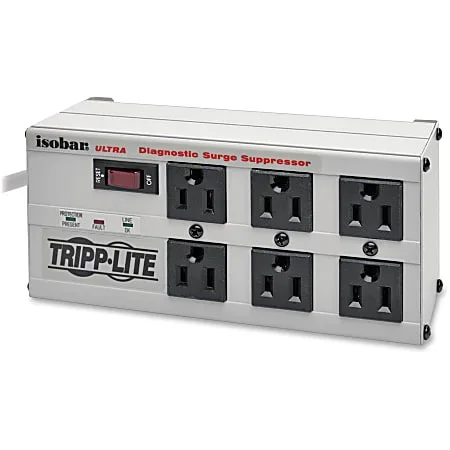 Tripp Lite Isobar Premium Surge Suppressor, 6-Outlet, 6′ Cord