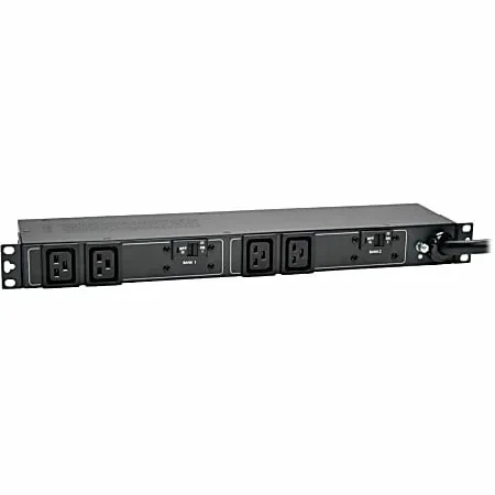 Tripp Lite PDU Basic 208V / 240V 5/5.8kW 30A C19 4 Outlet L6-30P Horizontal 1URM, PDUH30HV19