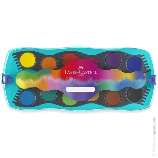 Turquoise Faber-Castell Connector Paint Box