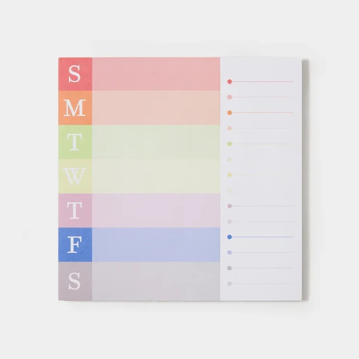 U Brands OC Brights Weekly Notepad