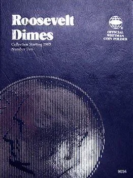 Whitman Folder: Roosevelt Dimes #2: 1965-2004 #9034