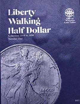Whitman Folder: Walking Liberty Half Dollars #1- 1916-1936 #9021