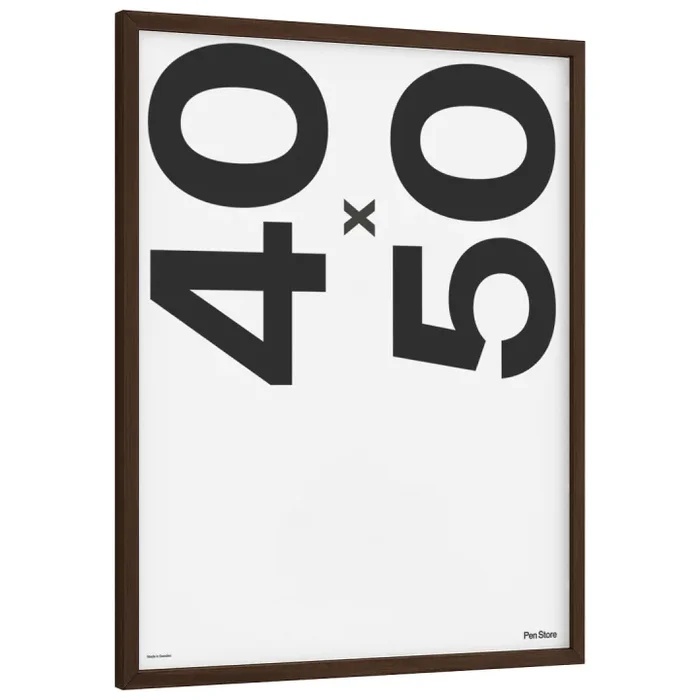 Wooden Frame Walnut Finish 40×50 cm