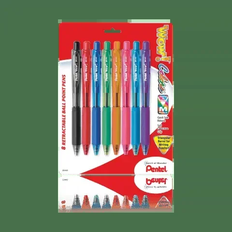 WOW! ™ Ballpoint Pens, 8 Pack