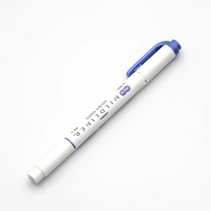 Zebra Mildliner Dual-Tip Highlighter in Lavender