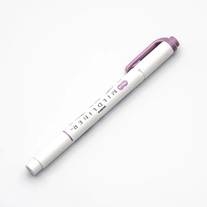 Zebra Mildliner Dual-Tip Highlighter in Relax Palette Iris